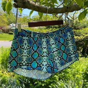 BCBG python print shorts